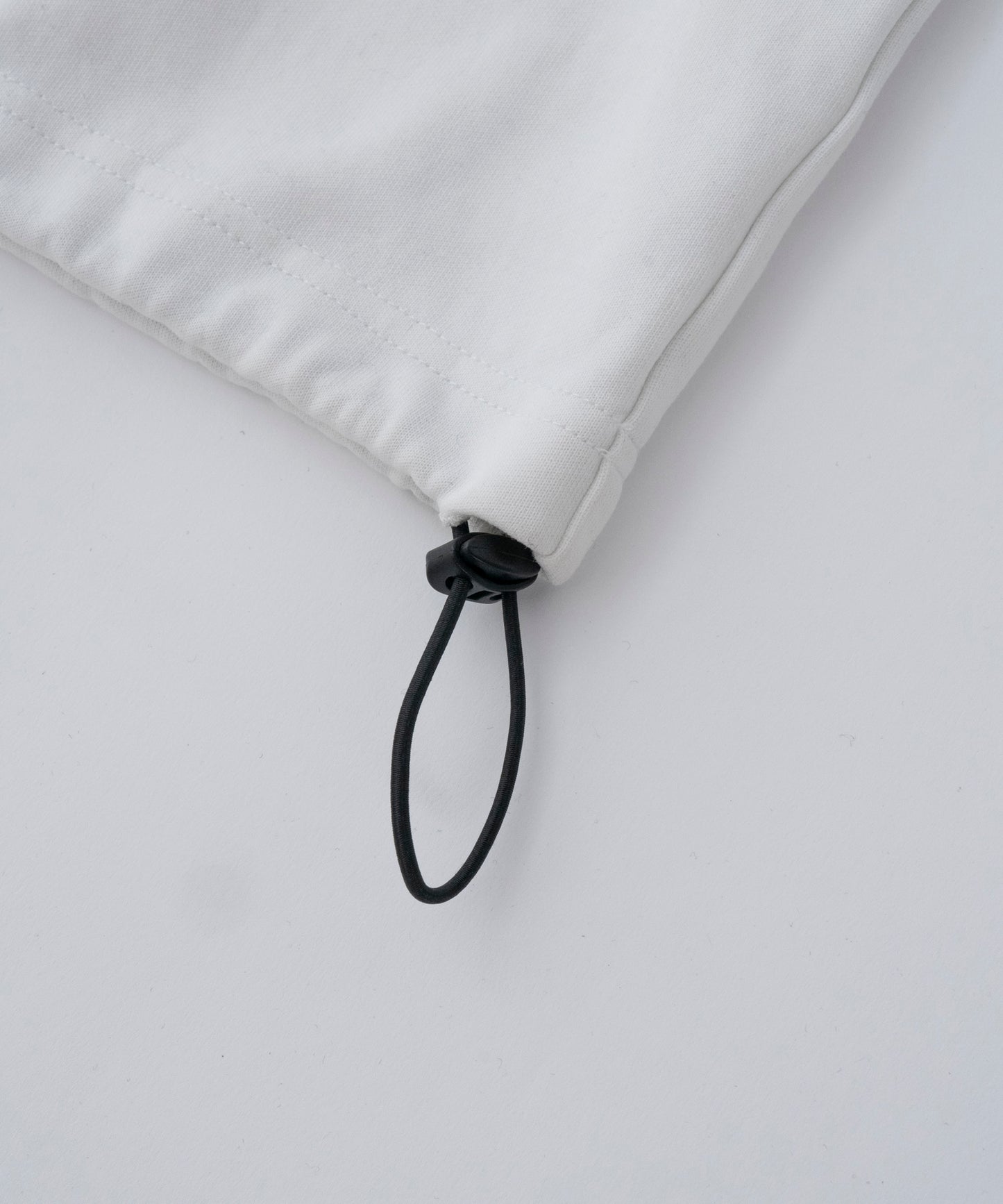 【ホワイト*ブラック】WIDE RAGLAN DRAWSTRING T-SHIRT / ワイドラグランドロストTシャツ