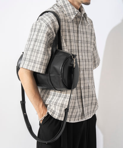 2WAY SYNTHETIC LATHER BOSTON BAG / 2WAYシンセティックレザーボストンバック