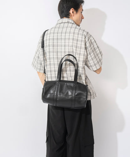 2WAY SYNTHETIC LATHER BOSTON BAG / 2WAYシンセティックレザーボストンバック