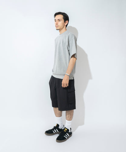 【ブラック】TUCK CARGO SHORTS / タックカーゴショーツ