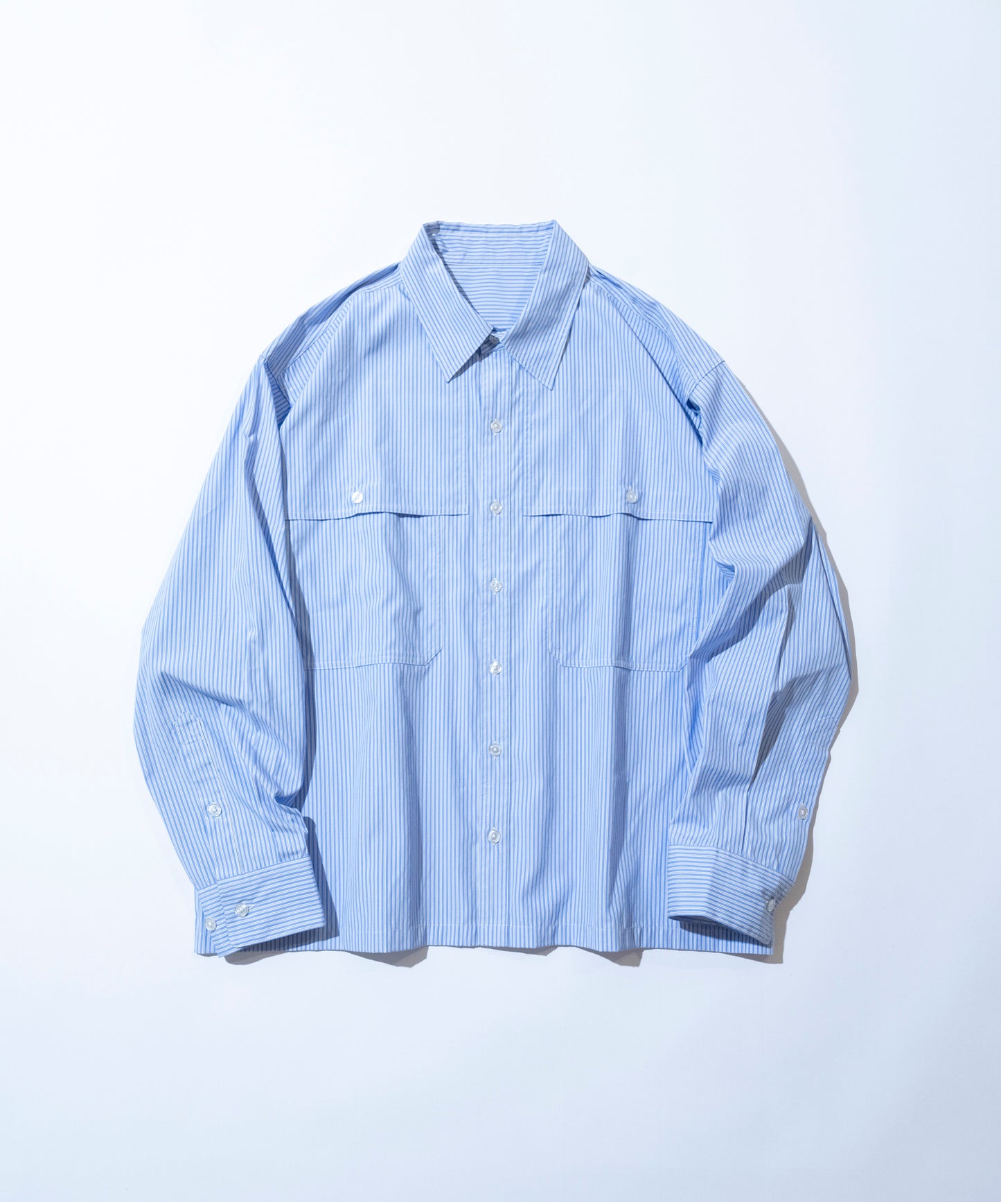 【ストライプ】LOOSE FIT SHIRTS/ルーズフィットシャツ