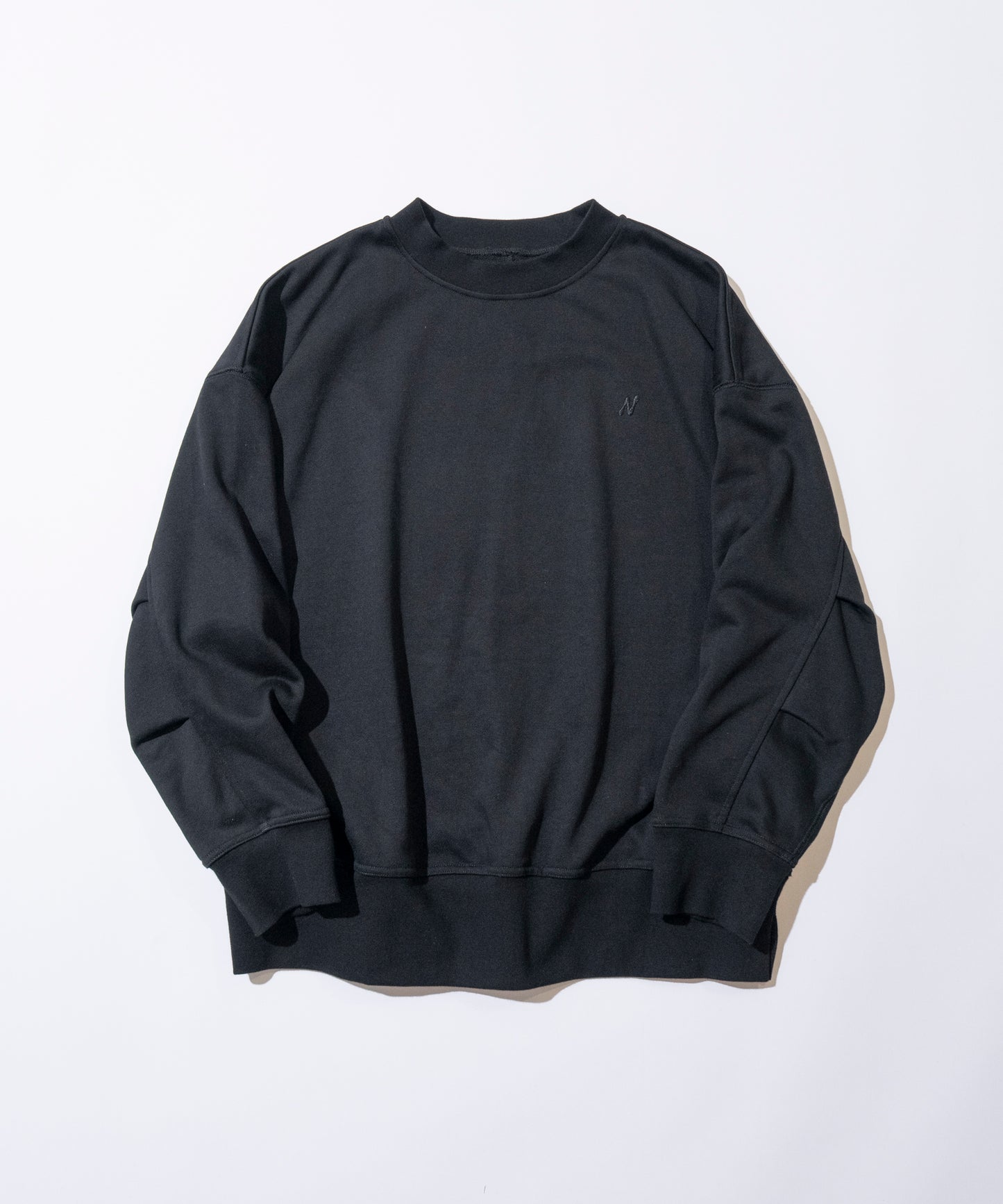 【ブラック】OVER SIZE SWEAT PULLOVER/オーバーサイズスウェットプルオーバー