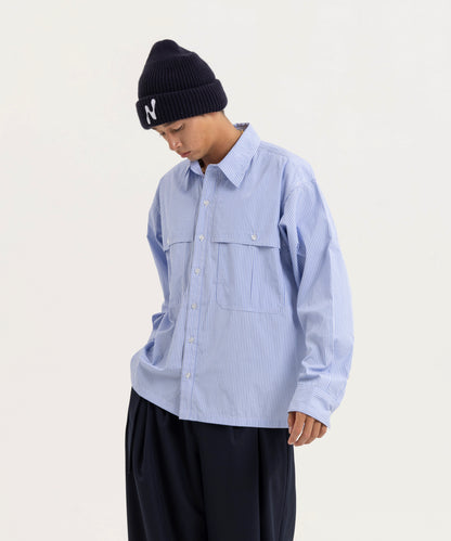 【ストライプ】LOOSE FIT SHIRTS/ルーズフィットシャツ