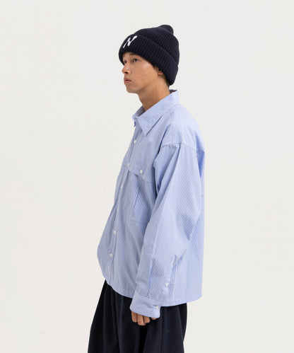 【ストライプ】LOOSE FIT SHIRTS/ルーズフィットシャツ