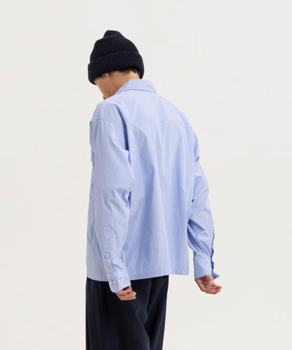 【ストライプ】LOOSE FIT SHIRTS/ルーズフィットシャツ