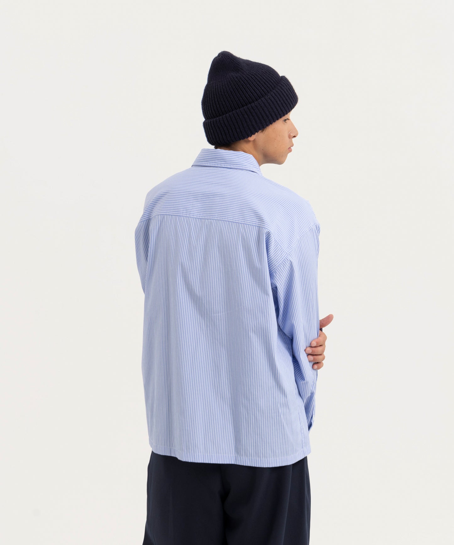 【ストライプ】LOOSE FIT SHIRTS/ルーズフィットシャツ