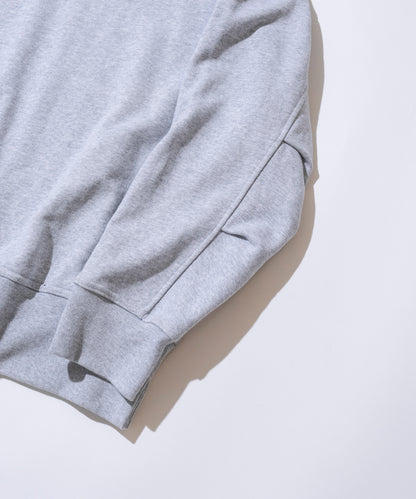 【グレー】OVER SIZE SWEAT PULLOVER/オーバーサイズスウェットプルオーバー