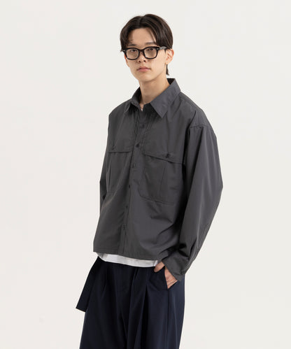 【ダークグレー】LOOSE FIT SHIRTS/ルーズフィットシャツ