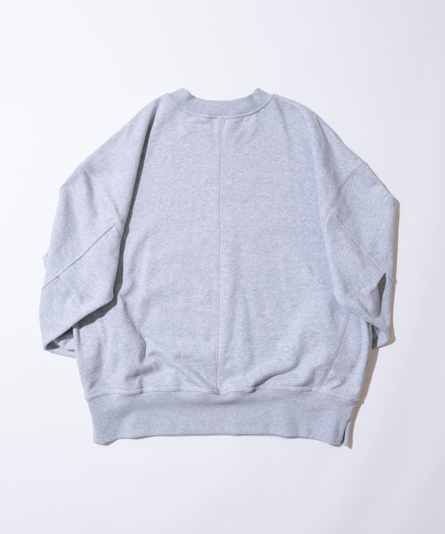 【グレー】OVER SIZE SWEAT PULLOVER/オーバーサイズスウェットプルオーバー