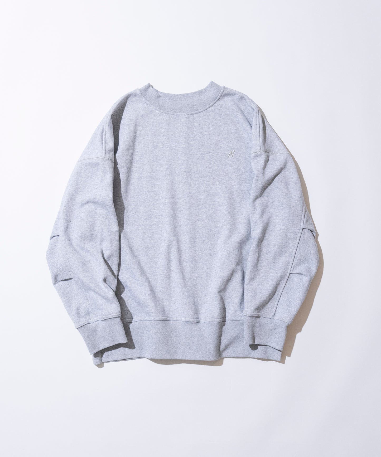 【グレー】OVER SIZE SWEAT PULLOVER/オーバーサイズスウェットプルオーバー